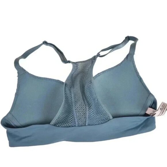 Victoria's Secret Teal Mesh Racerback Push-Up Full Coverage T-Shirt Bra Size 32B - Picture 6 of 7